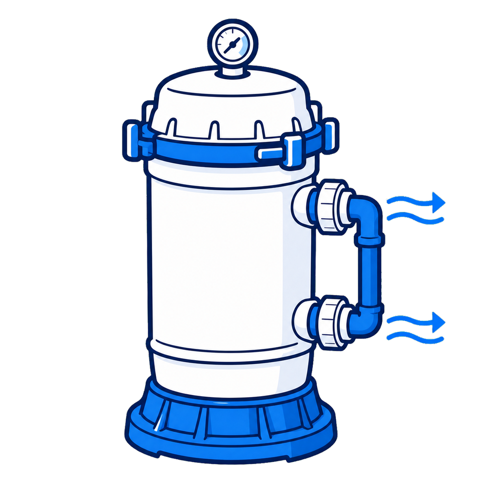 Aquastar pipe line filter troubleshooter icon
