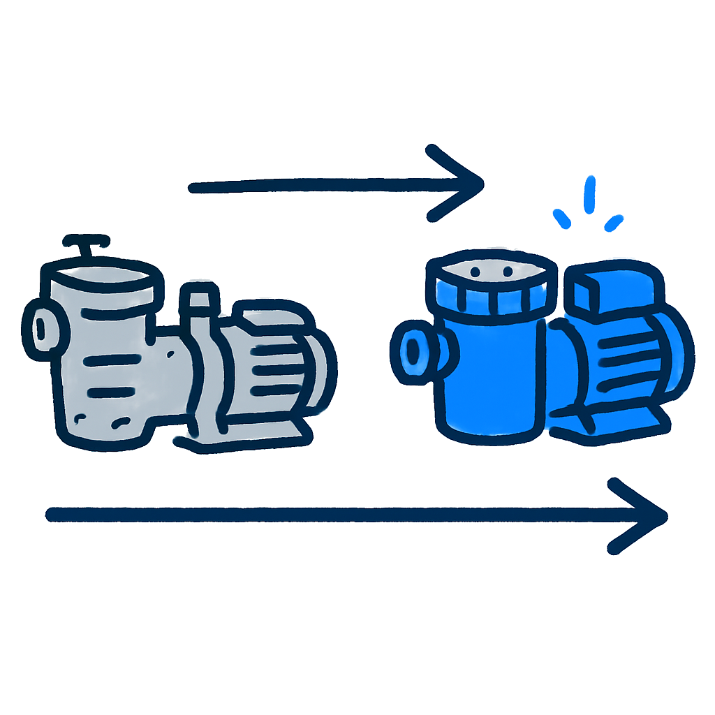 Equipment replacement icon