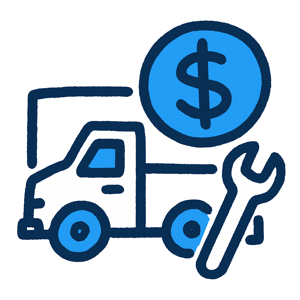Service call minimum calculator icon