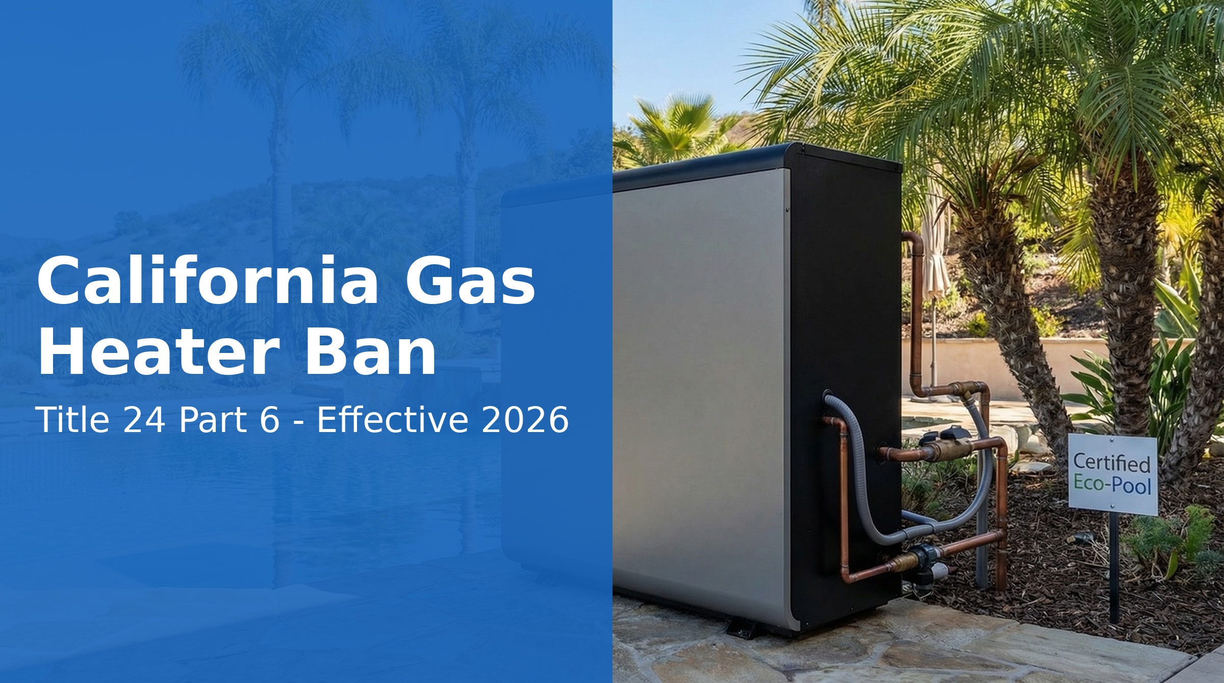 California Gas Pool Heater Ban