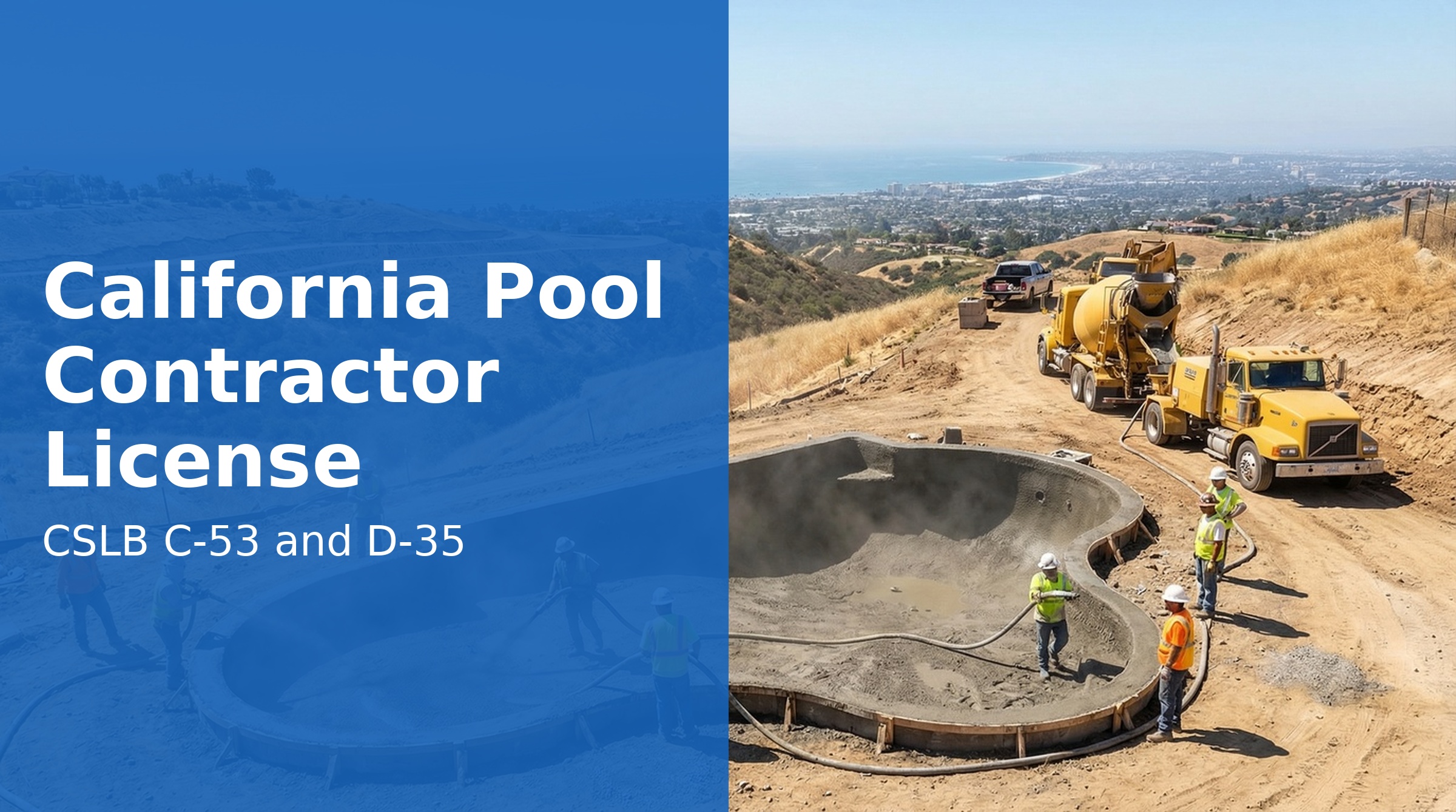 California Pool Contractor License