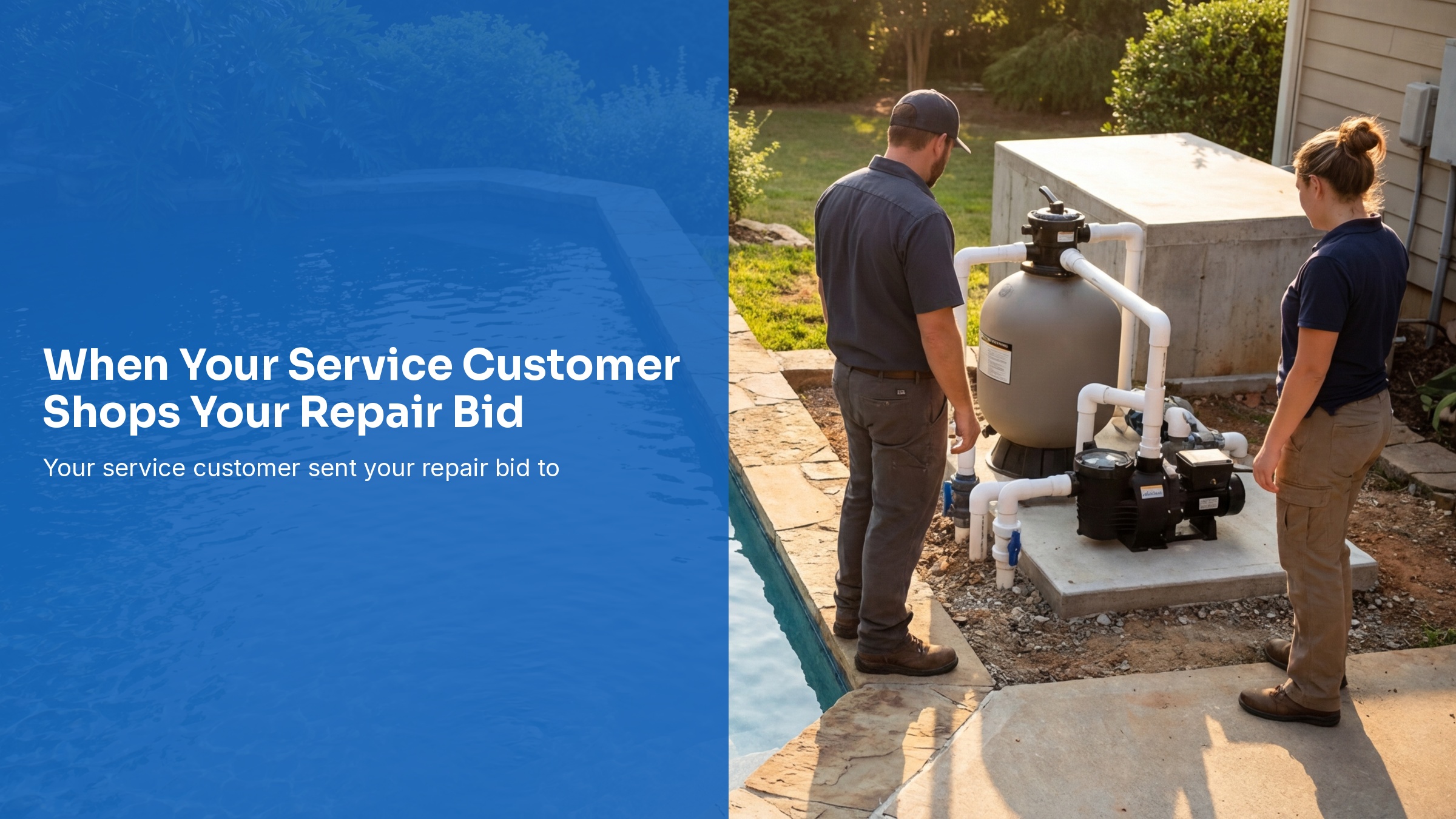 When Your Service Customer Shops Your Repair Bid: What Pool Pros Actually Do
