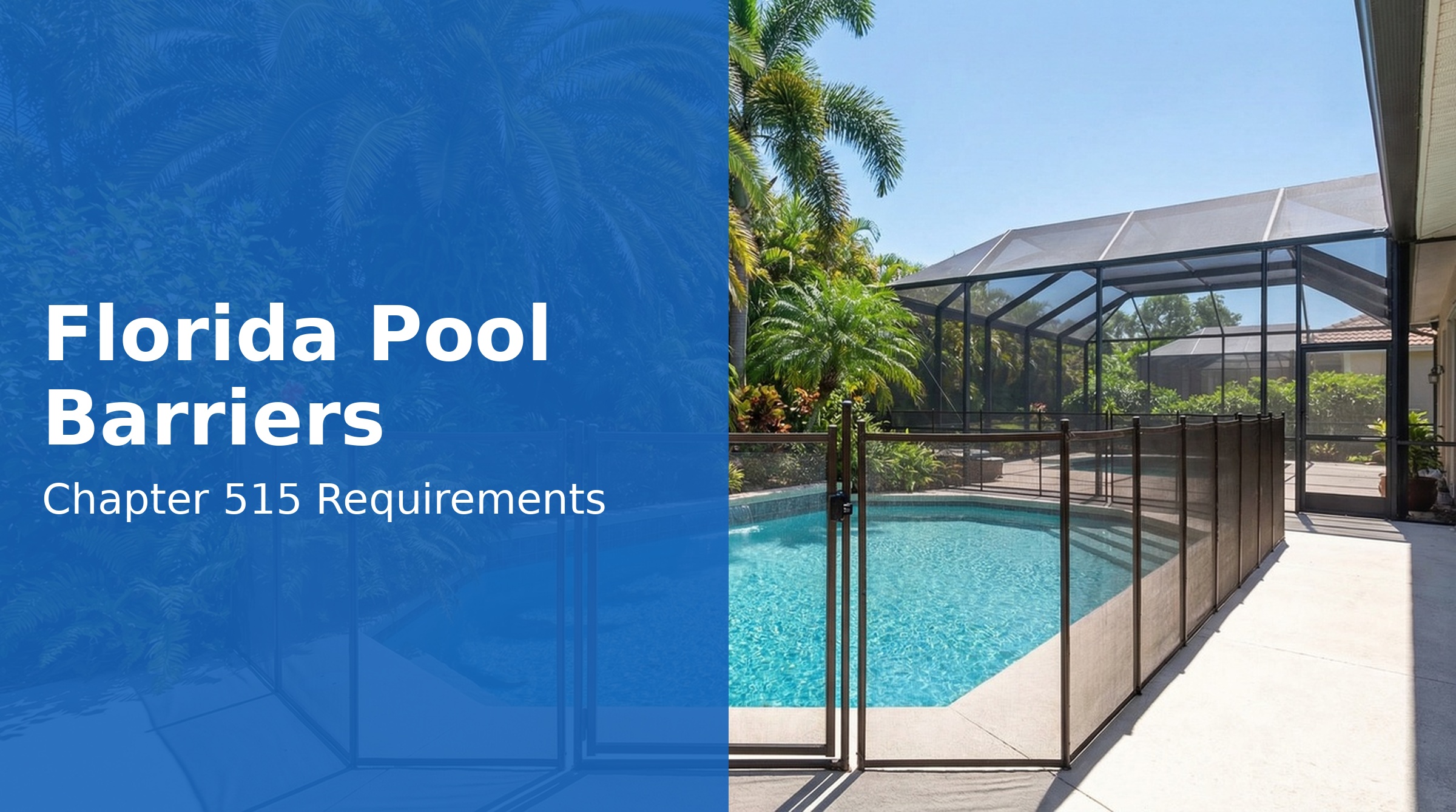 Florida Pool Barrier Requirements