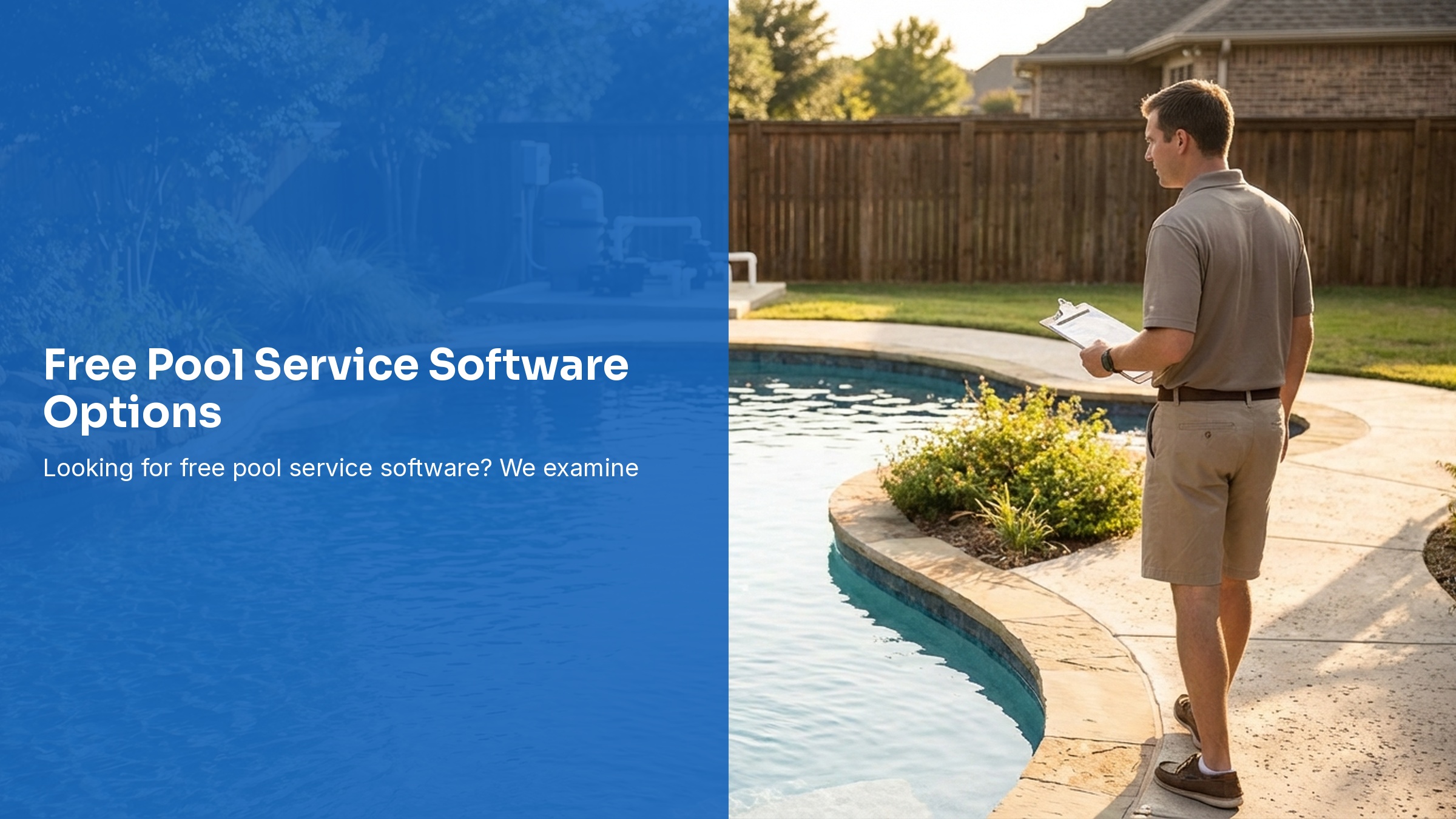Free Pool Service Software Options 2026