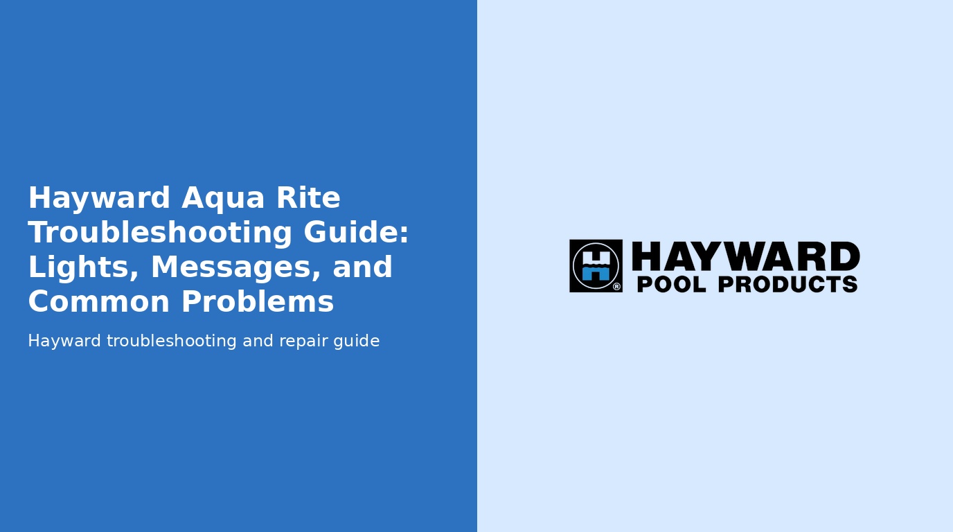 Hayward Aquarite Troubleshooting Guide