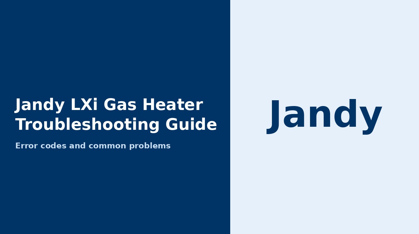 Jandy LXi Troubleshooting Guide