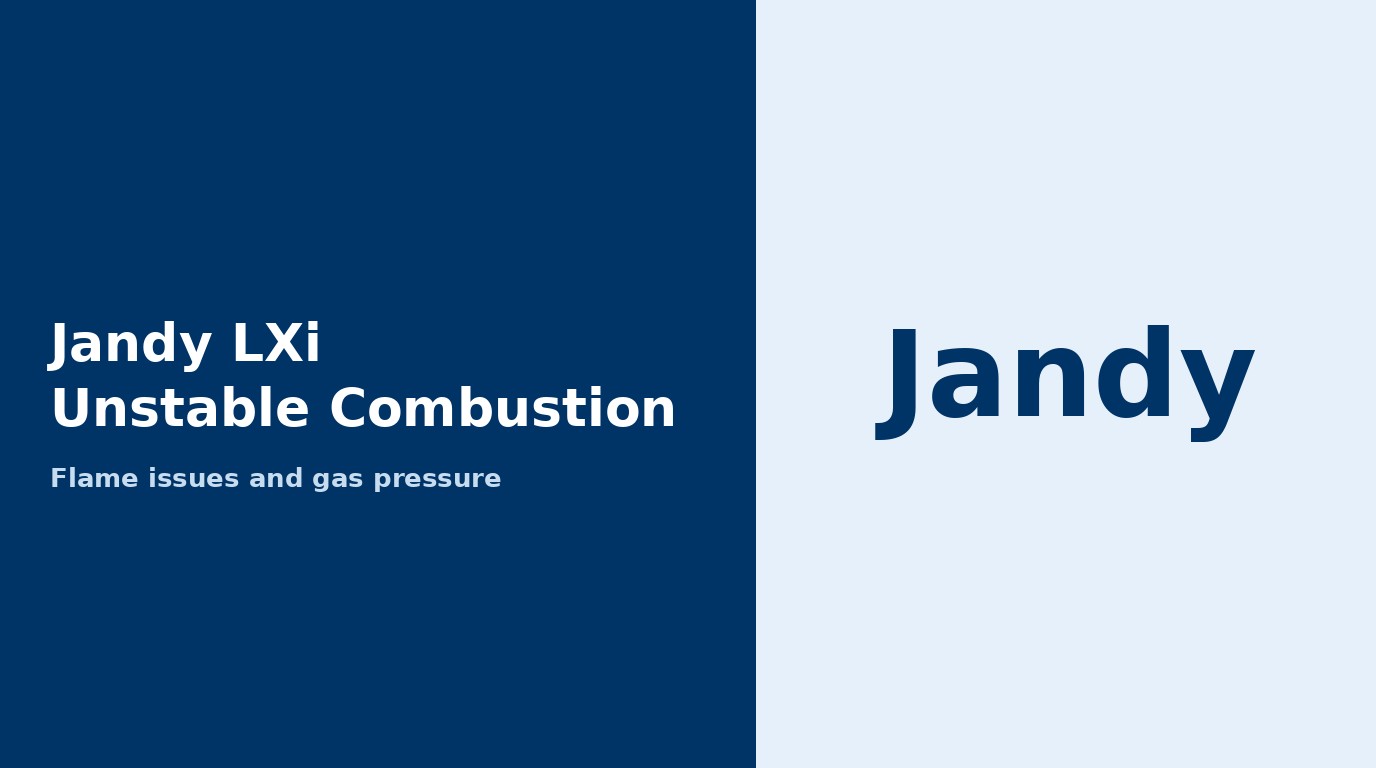 Jandy LXi Unstable Combustion