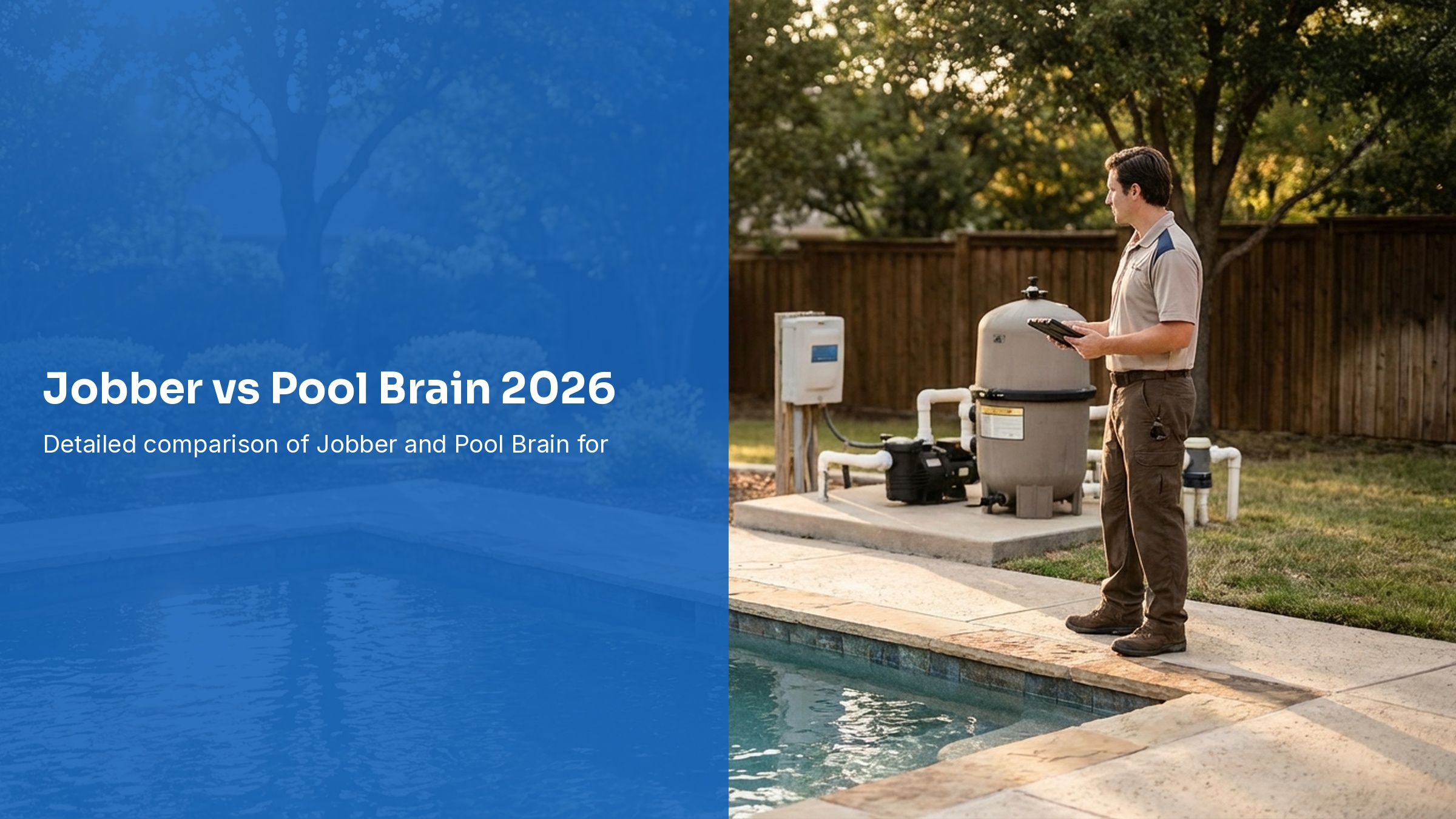 Jobber vs Pool Brain 2026: Which Is Better for Pool Service?