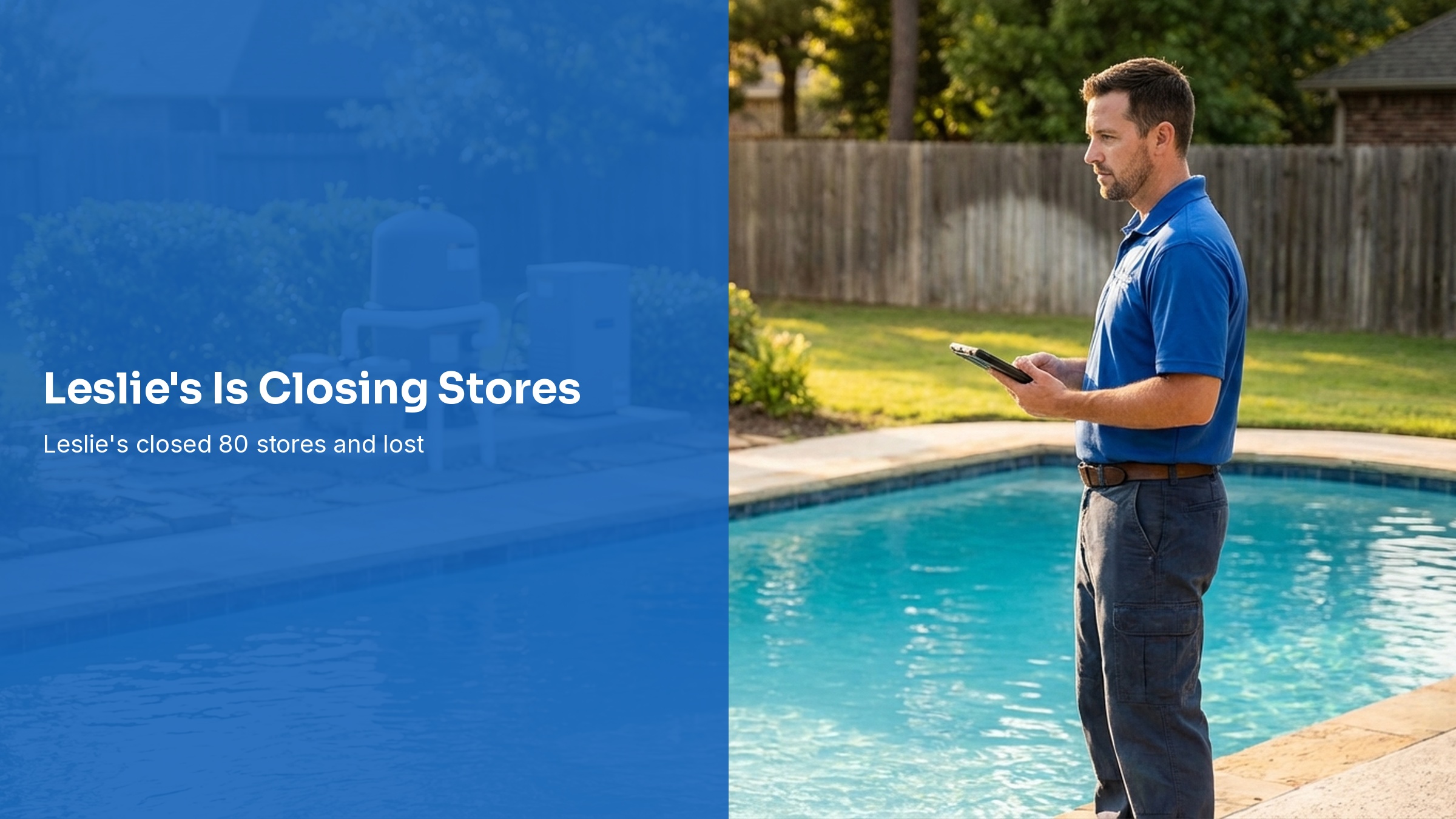 Leslie's Is Closing Stores: What It Means for Pool Pros