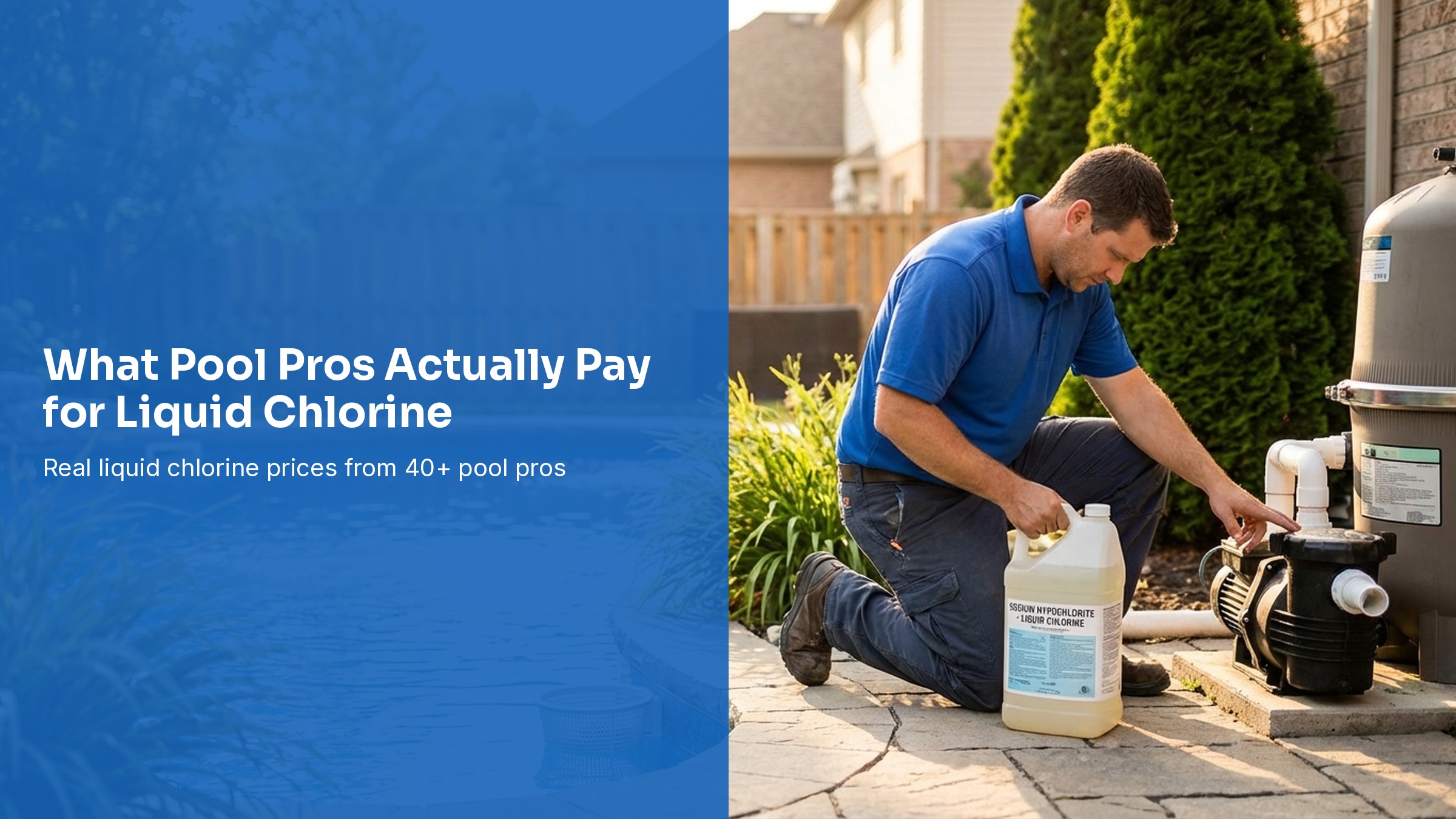 What Pool Pros Actually Pay for Liquid Chlorine (By State)