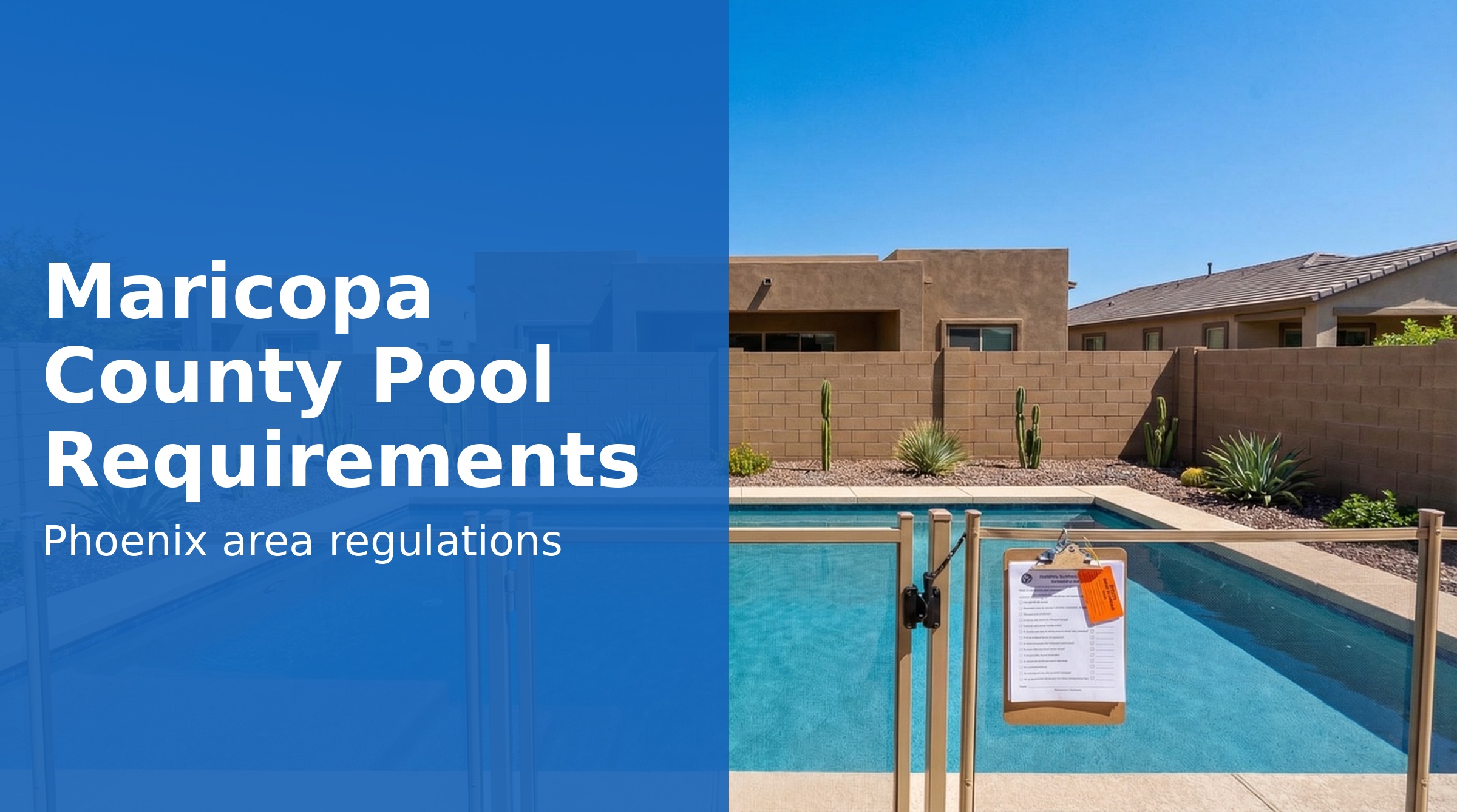 Maricopa County Pool Requirements