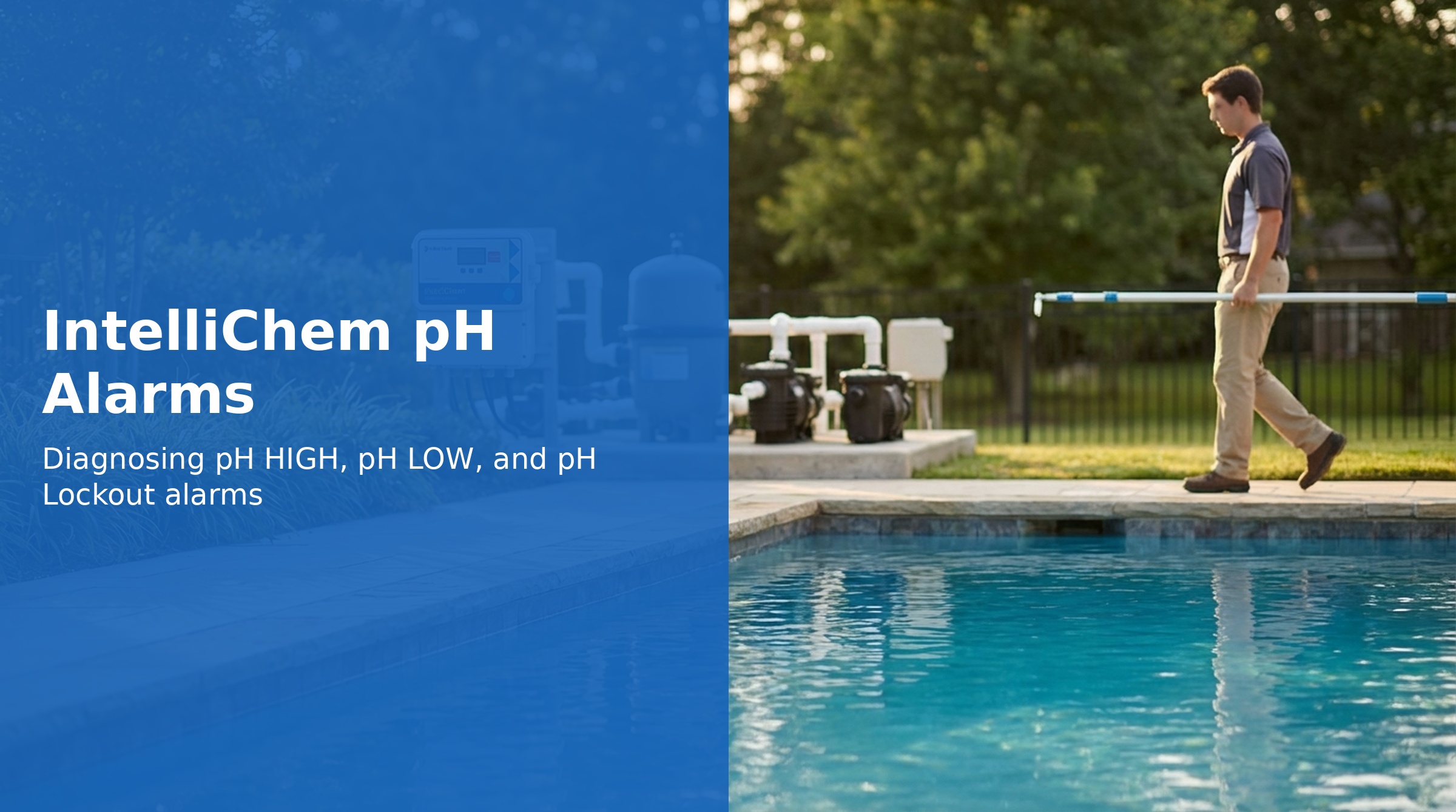 Pentair IntelliChem pH Alarms