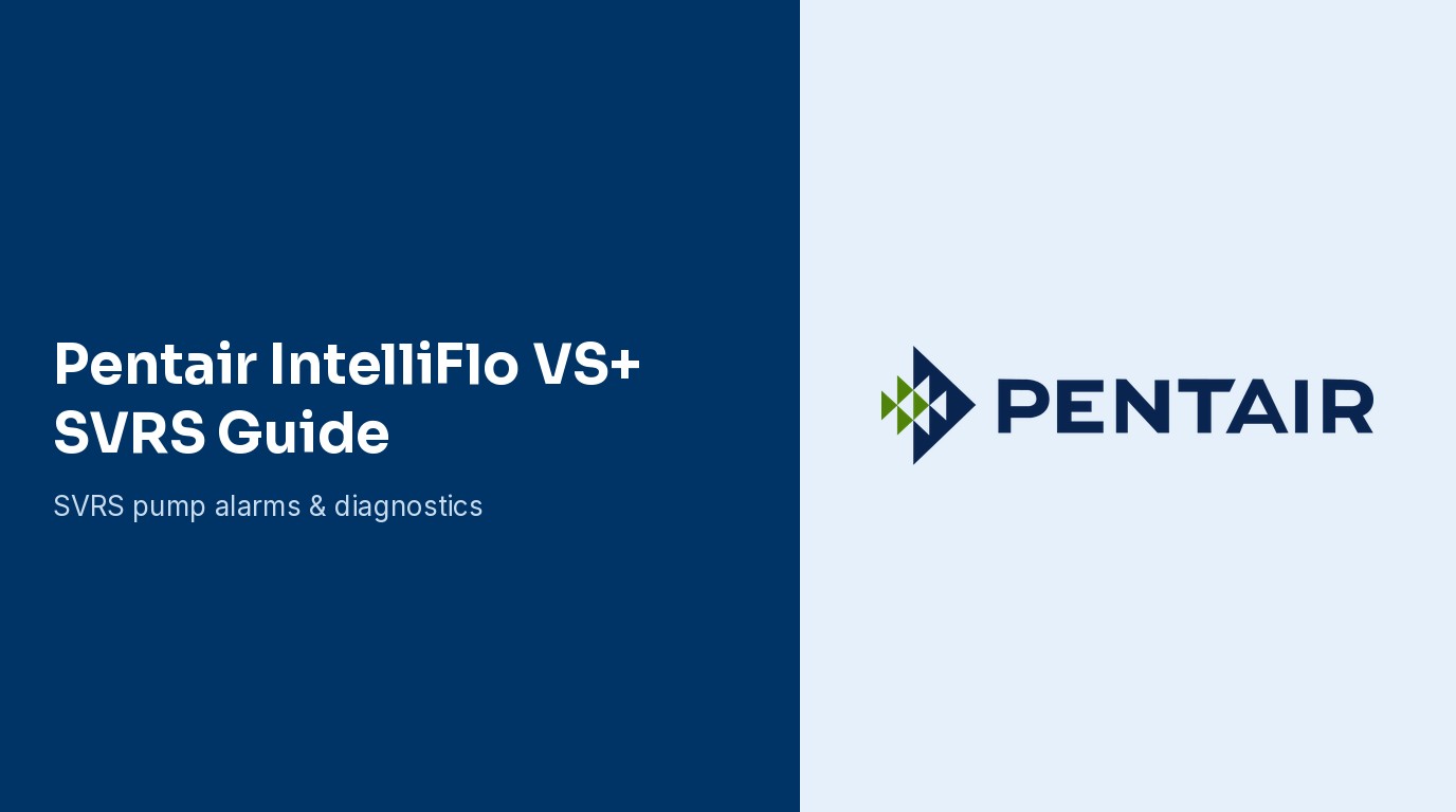 Pentair IntelliFlo VS+ SVRS Anti-Freeze Protection