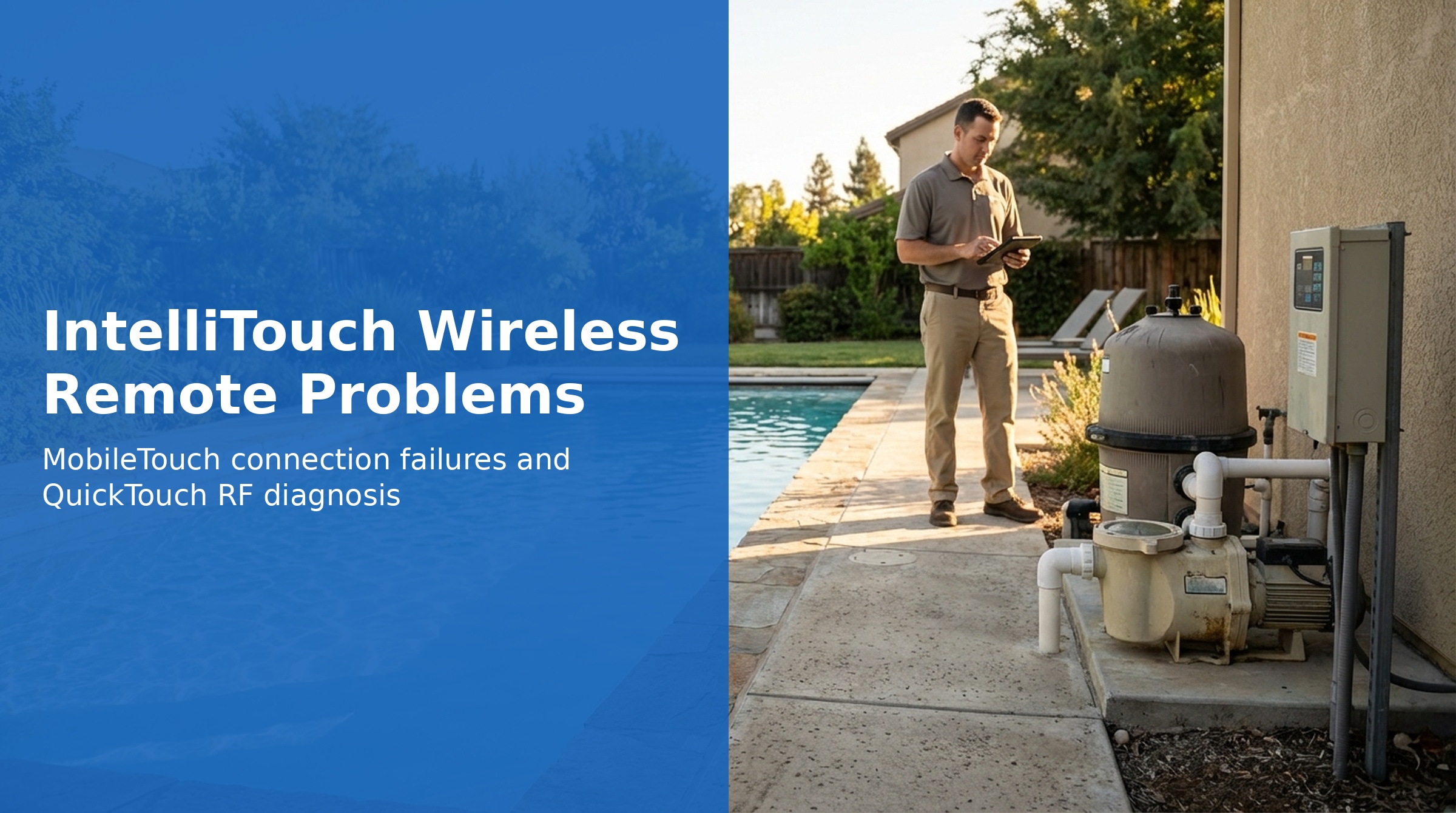 IntelliTouch MobileTouch and QuickTouch Wireless Remote Problems