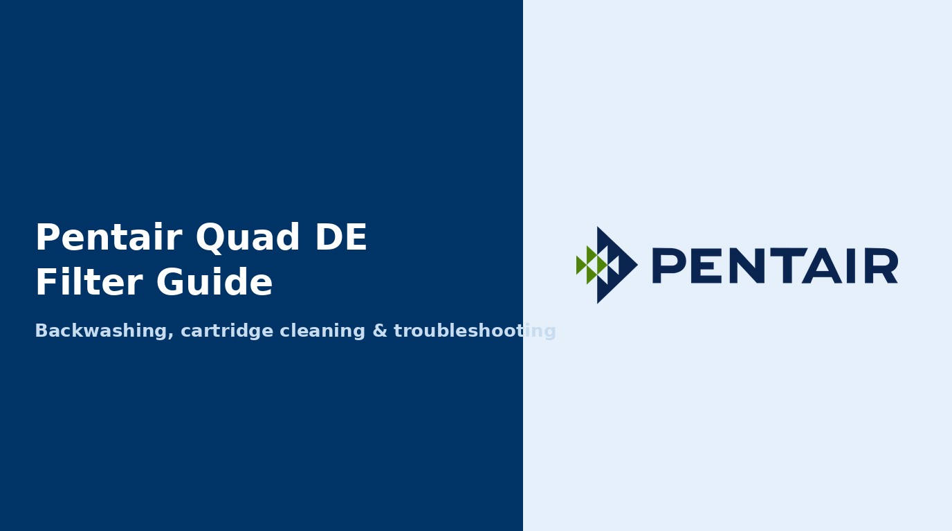 Pentair Quad DE Filter Guide: Cleaning, Backwashing, and Troubleshooting