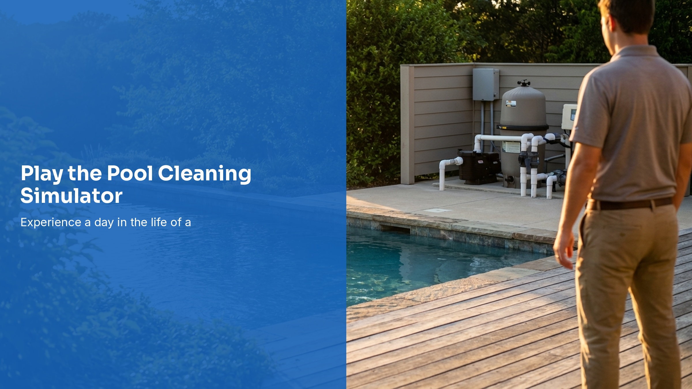 Play the Pool Cleaning Simulator