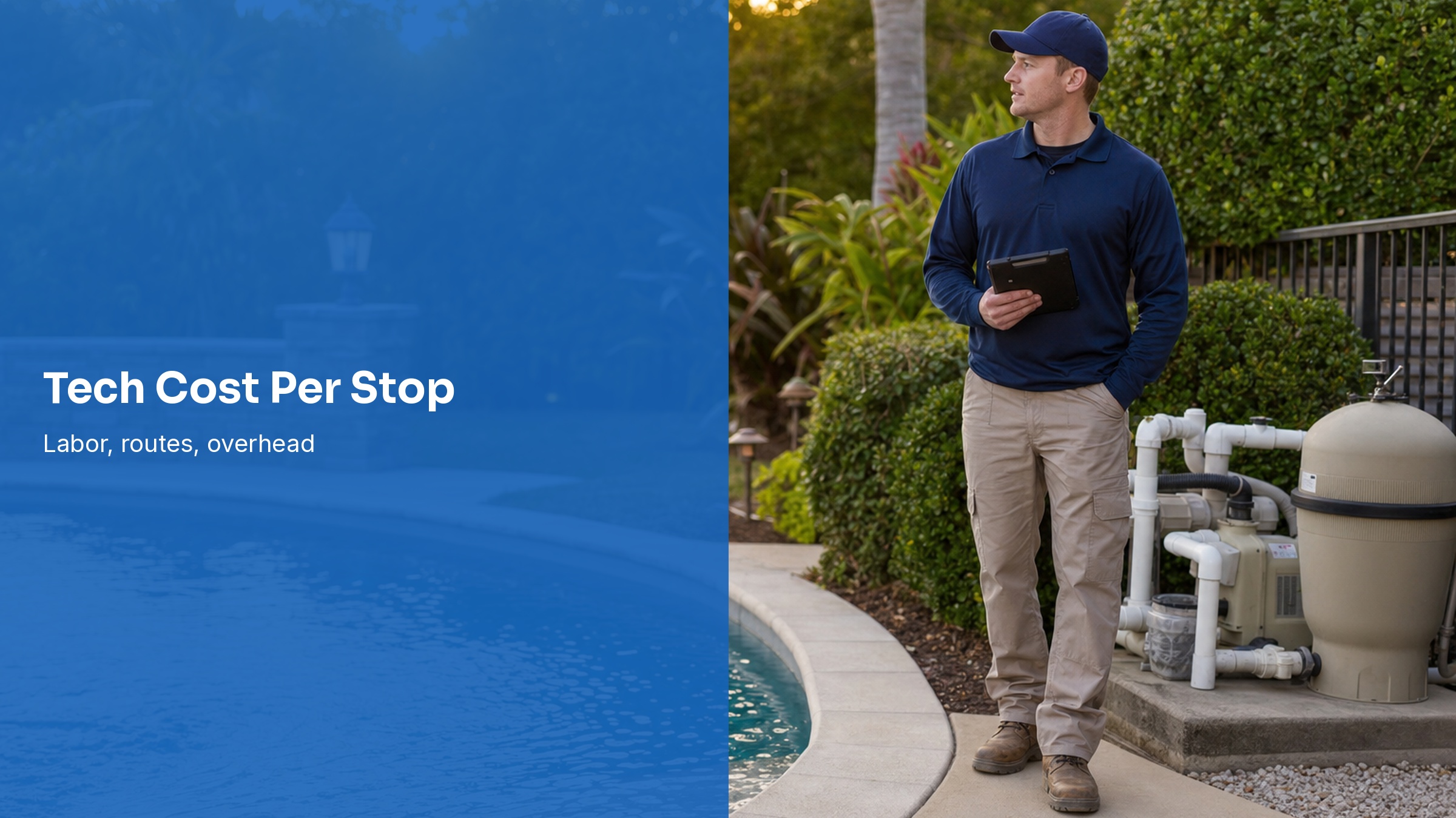 How Much Does a Pool Service Technician Cost Per Stop?