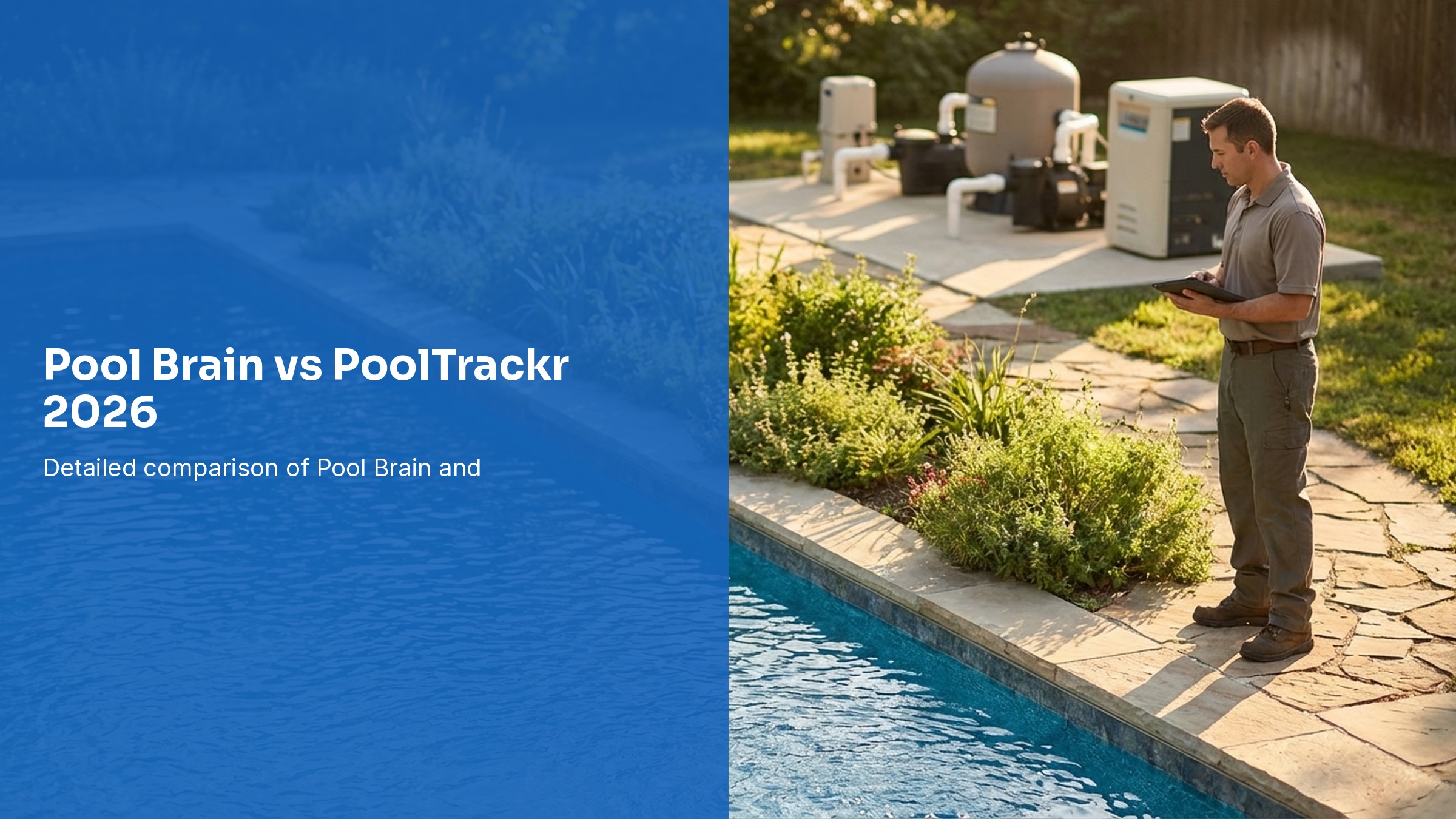 Pool Brain vs PoolTrackr 2026: Pool Software Comparison