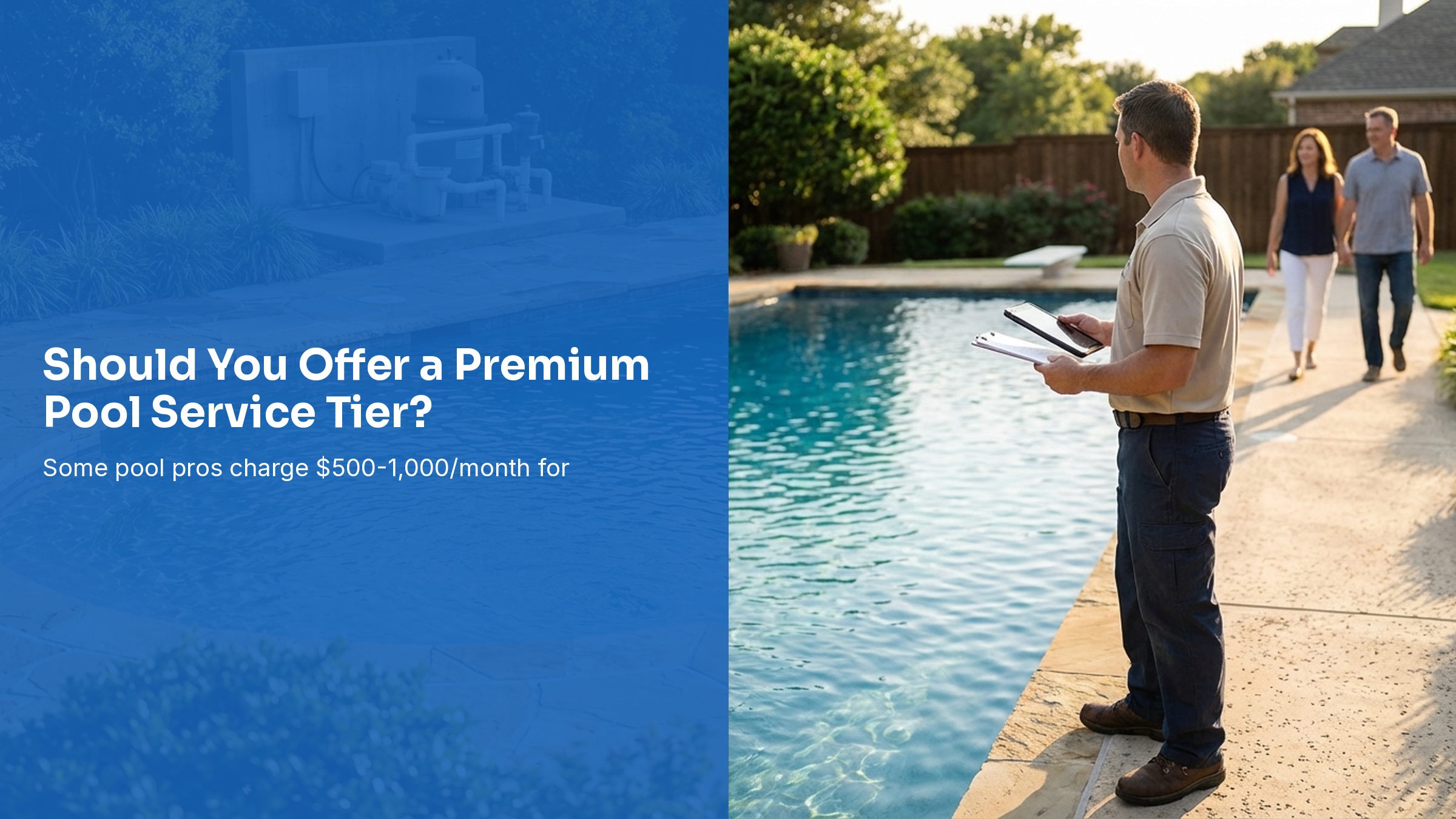 Should You Offer a Premium Pool Service Tier?