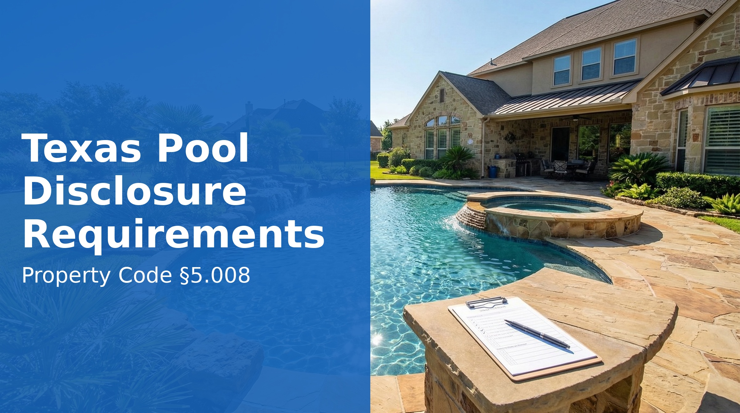 Texas Pool Disclosure Requirements