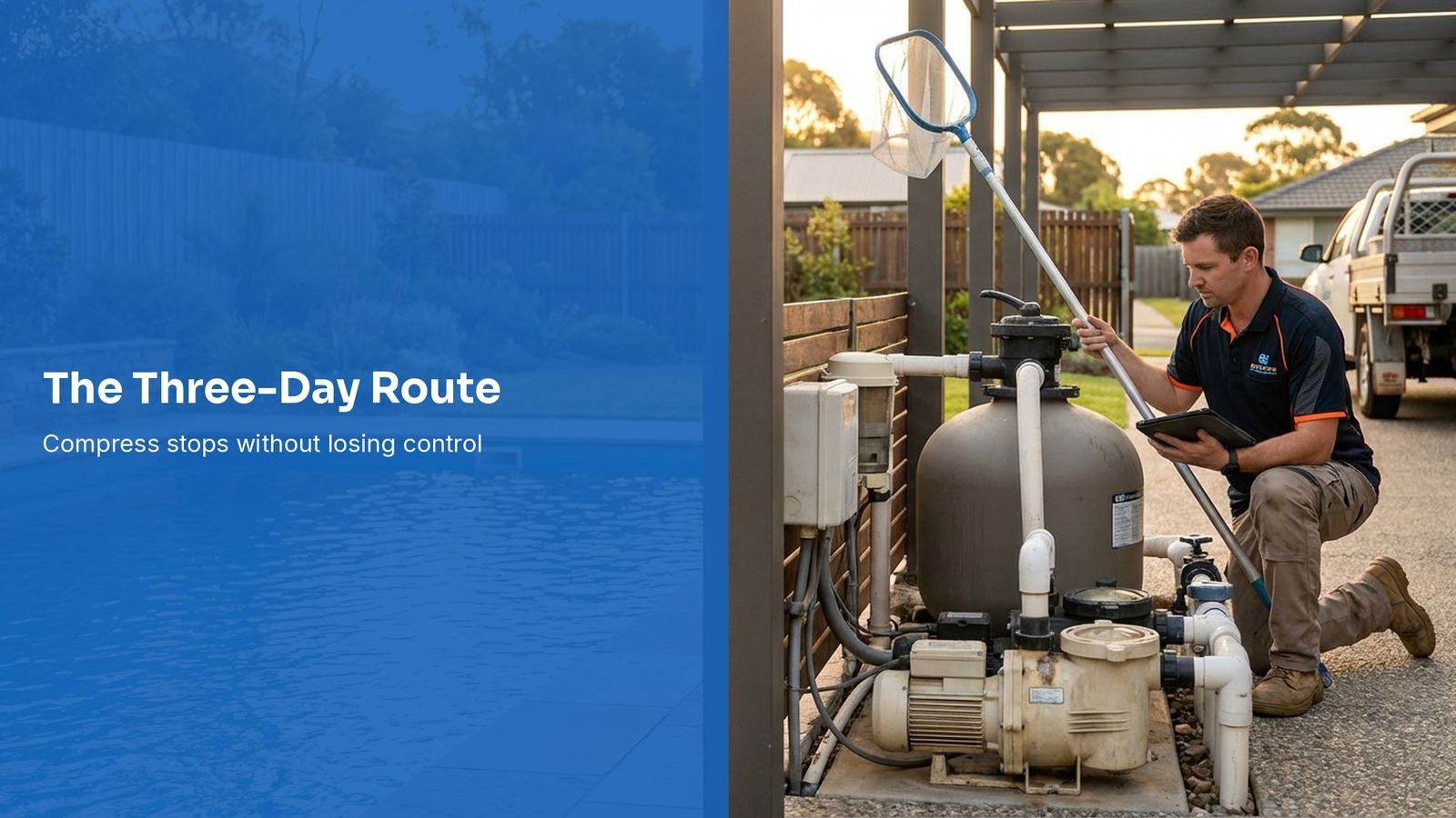 How to Build a Three-Day Pool Service Route That Works