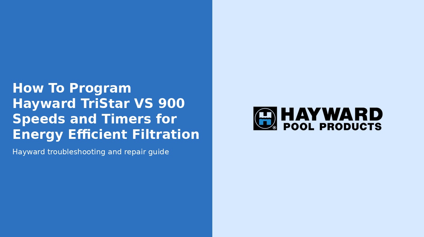 Tristar Vs 900 Speed And Timer Setup